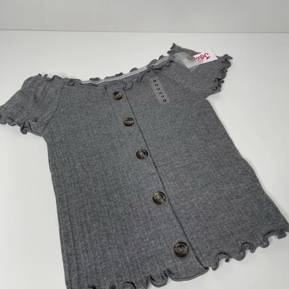 Justice lot of 4 tops size 12